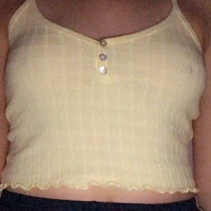 yellow tank top from tillys